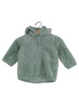 Vorschaubild 1 von Kinder Fleecejacke mit Kapuze Grün Gr. 68 Casual