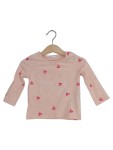 Vorschaubild 1 von Langarmshirt Rosa Herz-Muster Gr. 68 Baby
