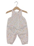 Vorschaubild 1 von Baby Einteiler Latzhose Gr. 68 Rosa Gepunktet Baumwolle
