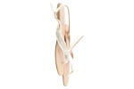 Vorschaubild 1 von Damen Zehentrenner Sandalen Weiß Strass Gr. 38 Elegant Casual