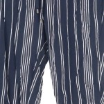 Vorschaubild 4 von SUBLEVEL Damen Stoffhose L W32 Gestreift Blau Casual Viskose