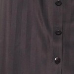 Vorschaubild 5 von Damen A-Linienrock Grau Gestreift Knopfleiste Gr. 42/XL Elegant Business