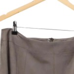 Vorschaubild 3 von Damen A-Linienrock Gr. 38/M Braun Elegant Klassisch Midirock