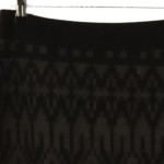 Vorschaubild 4 von A-Linienrock Damen Gr. 34/XS Schwarz Grafisch Midirock