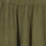 Vorschaubild 4 von Damen A-Linienrock Gr. 40/L Oliv Casual Elegant Midirock