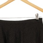 Vorschaubild 4 von Damen A-Linienrock Gr. 36/S Schwarz Lochmuster Midirock Elegant