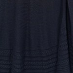 Vorschaubild 6 von Damen A-Linienrock Gr. 36 Schwarz Strickmuster Maxirock Elegant
