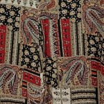 Vorschaubild 7 von Damen A-Linienrock 44 Mehrfarbig Bohemian Patchwork Maxirock