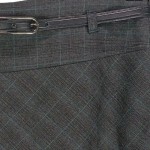 Vorschaubild 6 von Damen A-Linienrock kariert Business Minirock Gr. 38 Grau