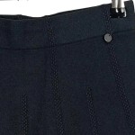 Vorschaubild 5 von Damen A-Linienrock Gr. 34/XS Schwarz Casual Strickmuster