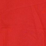 Vorschaubild 5 von Damen A-Linienrock Gr. 42/XL Rot Leinen Sommer