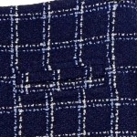 Vorschaubild 5 von A-Linienrock Damen Blau Gr. 40/L Polyacryl Kariert Klassisch
