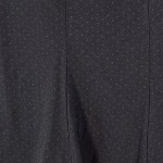 Vorschaubild 6 von A-Linienrock Damen Gr. 34/XS Schwarz Baumwolle Gepunktet Vintage