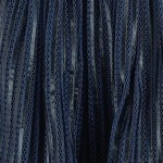 Vorschaubild 3 von A-Linienrock Damen Gr. 30/XS Blau Polyester Lochmuster Elegant Festlich