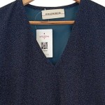 Vorschaubild 3 von Abendkleid Midikleid Glitzer Metallic Blau Gr. 36 S