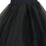 Vorschaubild 7 von Abendkleid Damen Gr. 36/S Schwarz Elegant Strukturmuster