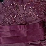 Vorschaubild 6 von Abendkleid Damen Ballkleid Gr. 40 Lang Elegant Lila Pailletten
