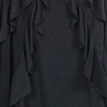 Vorschaubild 7 von Damen Abendkleid schulterfrei mit Rüschen Gr. 42/XL Schwarz Elegant