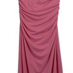 Vorschaubild 6 von Damen Maxikleid Rosa Neckholder Raffung Elegant Gr. 34/XS