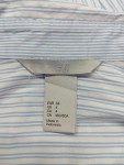 Vorschaubild 3 von Hemdbluse Damen Gr. 34 XS Blau Gestreift Langarm Business Casual Bluse