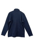 Vorschaubild 2 von Fleecepullover Herren Blau Gr. 52/L Polyester Uni Sportlich Langarm