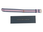 Vorschaubild 1 von Damen Uhrenarmband Stoff Mehrfarbig Gestreift 19mm