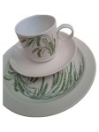 Vorschaubild 1 von studio-linie Sammelgedeck 3tlg Porzellan Blumen Weiß 20cm