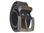 Vorschaubild 1 von Gürtel Schwarz Gr. 75 Leder Uni Casual Freizeit 4 cm 79 cm