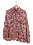 Vorschaubild 1 von Bluse Damen Langarm Geometrisch Mehrfarbig Gr. 38 M Casual