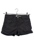 Vorschaubild 1 von Shorts Mädchen Baumwolle Glitzer Schwarz Gr. 164 Freizeit Sommer