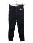 Vorschaubild 1 von Damen Jeans Straight Leg Hose Gr. W28/36/S Schwarz Baumwolle Mix