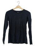 Vorschaubild 1 von Basic Langarmshirt Schwarz Gr. 158 Shirt Longsleeve Kinder
