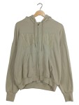 Vorschaubild 1 von Sweatjacke Damen Gr. 36 S Beige Kapuzenjacke Zip Hoodie Nirvana