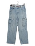 Vorschaubild 1 von Wide Fit Cargo Jeans Herren Blau Gr. W30 L32
