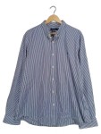 Vorschaubild 1 von Business Hemd Herren Blau Gestreift Gr. 54 XXL Baumwolle