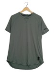 Vorschaubild 1 von Sport Shirt Herren Grau Gr. 48 M Kurzarm Polyester Elasthan