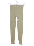 Vorschaubild 1 von Leggings Damen Gerippt Beige Gr. 38 M Elastisch Rippstrick Hose