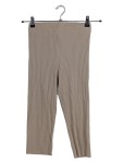 Vorschaubild 1 von Damen Leggings gerippt grau Gr. S 36 Baumwolle Stretch Freizeit
