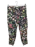 Vorschaubild 1 von Leggings Damen Blumenmuster Floral Mehrfarbig Gr. 40 W31 L35