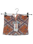 Vorschaubild 1 von Top Damen Ärmellos Baumwolle Geometrisch Bunt Gr. 34 XS Bohemian Sommer