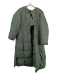 Vorschaubild 1 von Steppmantel Damen Mantel Gesteppt Knopfleiste Oliv Gr. 36 S