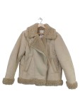 Vorschaubild 1 von Felljacke Damen Beige Gr. 36 S Teddy Fell Teddyjacke Freizeit