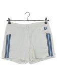 Vorschaubild 1 von Damen Shorts Weiß Streifen Logo Stickerei Gr. 38 W29 M