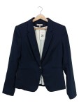 Vorschaubild 1 von Blazer Damen Klassisch Business Blau Viskose Gr. 42 XL