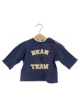 Vorschaubild 1 von Sweatshirt Gr. 68 Schriftzug Logo-Print Blau Baumwolle Langarm