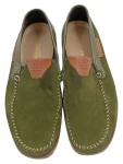 Vorschaubild 2 von Loafer Damen Mokassins Schuhe Leder Grün Gr. 40
