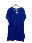 Vorschaubild 1 von Damen Sommerkleid Blau Gr. 42 Midikleid Freizeit Polyester