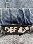 Vorschaubild 3 von Ripped Jeans Herren Gr. W31/40/L Blau Baumwolle Uni Streetwear Jogger