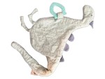 Vorschaubild 1 von Schmusetuch Dinosaurier mit Beißring Kinder Grün Kuscheltuch
