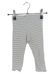 Vorschaubild 1 von Leggings Basic Kinder Gestreift Weiß Baumwolle Gr. 116